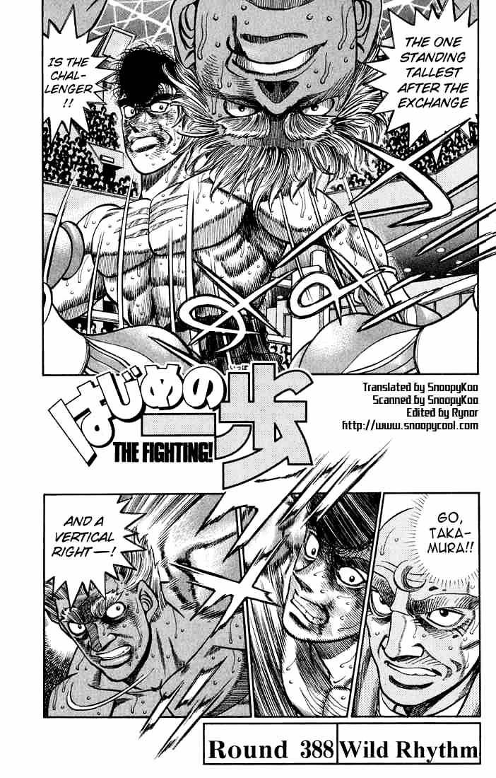 Hajime no Ippo: Fighting Spirit, Chapter 388 image 01